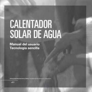 Calentador Solar de Agua, Manual del usuario