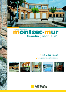 montsec-mur - Fundació Pere Tarrés