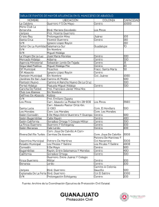 tabla - Secretaría de Seguridad Pública