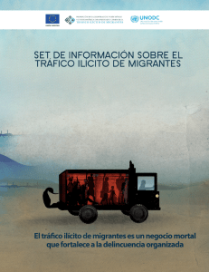 Set de información sobre el tráfico ilícito de migrantes