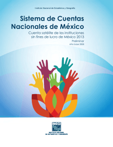 Sistema de Cuentas Nacionales de México. Cuenta satélite de las