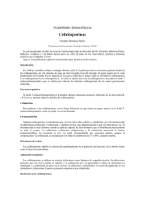 Cefalosporinas - E-journal