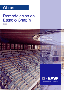 Remodelación en Estadio Chapín Obras