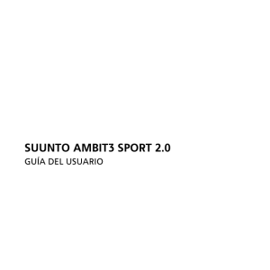 Manual del Suunto Ambit3 Sport