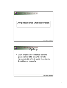 Amplificadores Operacionales OpAmp
