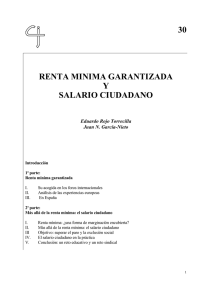 Renta minima garantizada - Cristianisme i Justícia