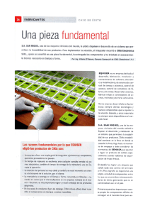 Una pieza fundamental - Cika Electrónica SRL