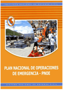 plan nacional de operaciones de emergencia