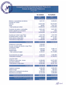 Efectivo y equivalentes de efectivo