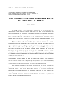 ¿como cambian las personas, y como podemos cambiar nosotros