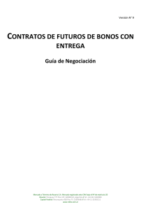 contratos de futuros de bonos con entrega