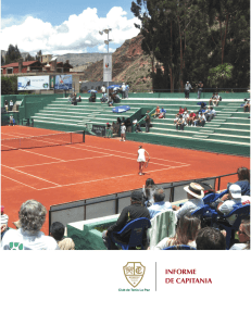 Informe de Capitania - Club de Tenis La Paz
