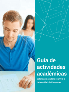 Guía de actividades académicas