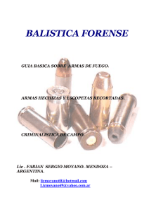 balistica forense - Tiro Defensivo Peru