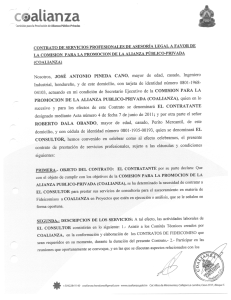 Contrato de Servicios de Consultoria Legal en la