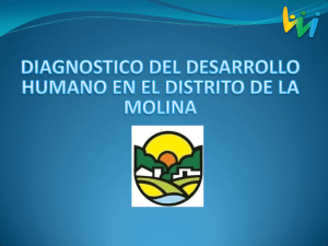 optimo desarrollo humano - Municipalidad Distrital de la Molina