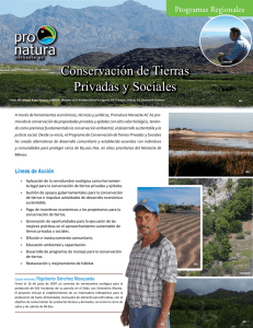 Conservación de Tierras Privadas y Sociales