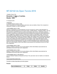 MT-62142 Us Open Tennis 2016