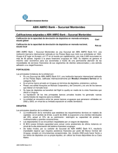 ABN AMRO Bank – Sucursal Montevideo
