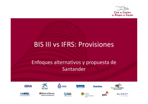 BIS III vs IFRS: Provisiones