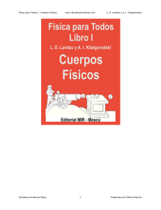 Física para Todos I– Cuerpos Físicos www.librosmaravillosos.com