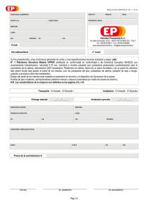 UPPER - Formulario de pedido - EP Elevatori Premontati srl