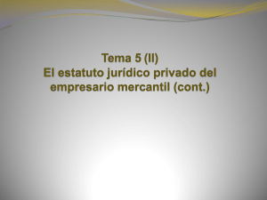 Diapositiva 1 - Derecho de la empresa