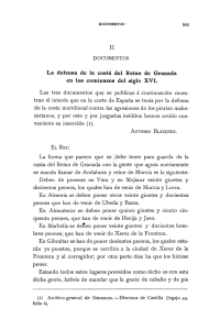 pdf La defensa de la costa del Reino de Granada en los comienzos