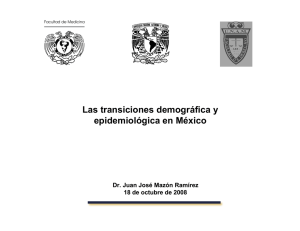 Las transiciones demográfica y epidemiológica en México