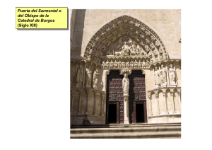 Puerta del Sarmental o del Obispo de la Catedral de Burg