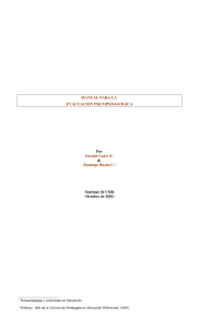 MANUAL PARA LA EVALUACION PSICOPEDAGOGICA (PDF