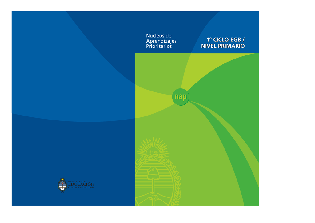 NAP Primer Ciclo Ministerio de Educación y Deportes