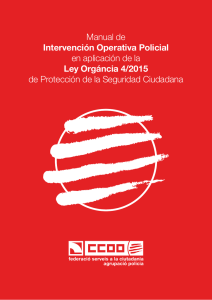 Manual de Intervención Operativa Policial