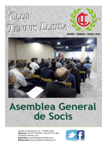 Veure - Club Tennis Lleida