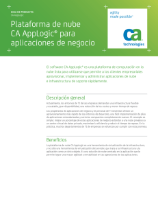 Plataforma de nube CA AppLogic® para