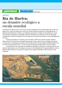 Ría de Huelva: un desastre ecológico a escala mundial