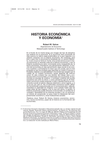 Historia Económica y Economía - Revista Asturiana de Economia