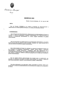 decreto n° 1021 - Gobierno Local