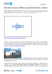 Recorrido virtual por edificios de patrimonio hist&oacute;rico y