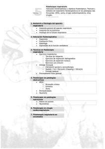 Manual de Fisioterapia Respiratoria.