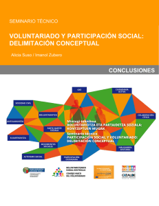 voluntariado y participación social: delimitación conceptual