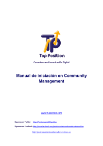 Manual de iniciación en Community Management