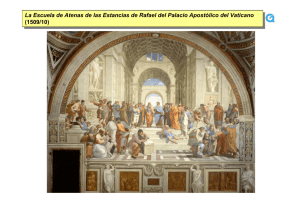 La Escuela de Atenas de las Estancias de Rafael del Palacio