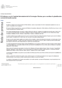 El Gobierno crea la Comisión Interministerial de Estrategias Marinas