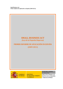 Small Business Act (Ley de la Pequeña Empresa)