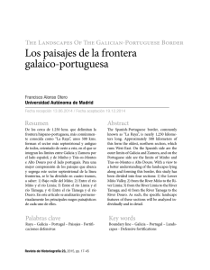 Los paisajes de la frontera galaico-portuguesa