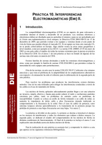 PRÁCTICA 10. INTERFERENCIAS ELECTROMAGNÉTICAS (EMI) II.