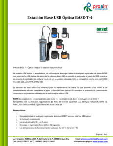 Estación Base USB Óptica BASE-T-4