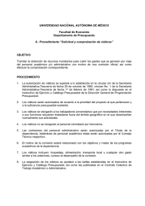 Procedimiento - Facultad de Economía