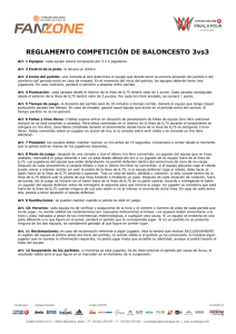 REGLAMENTO COMPETICIÓN DE BALONCESTO 3vs3
